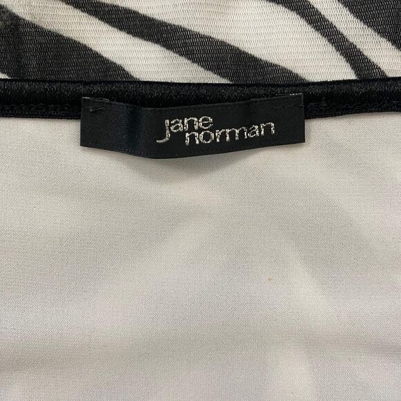 Y2K Grunge Layered Euro chic Black White Micro Mesh Zebra Print Midi Dress S - Picture 5 of 8